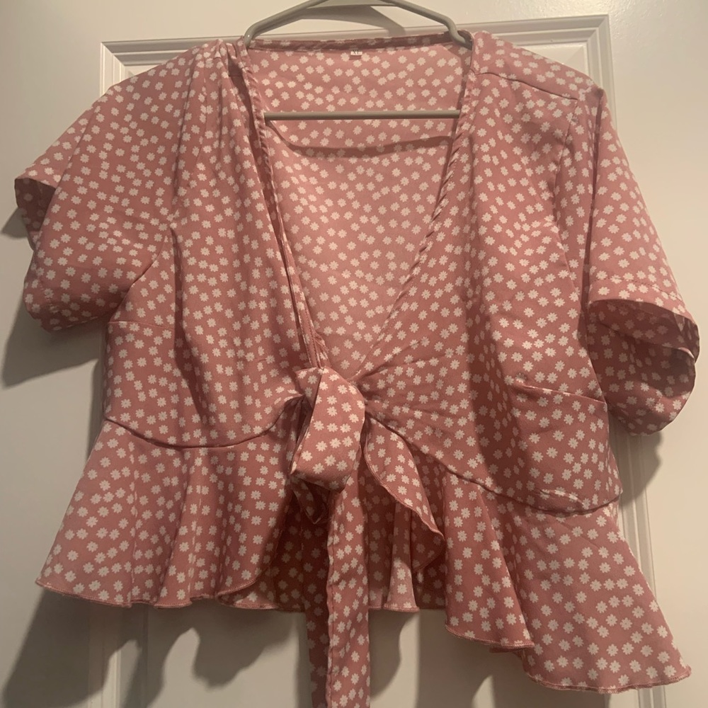 Light pink blouse